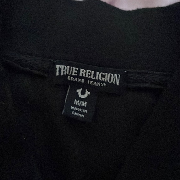 RARE WOMENS TRUE RELIGION CREW ZIP-UP - Picture 2 of 5